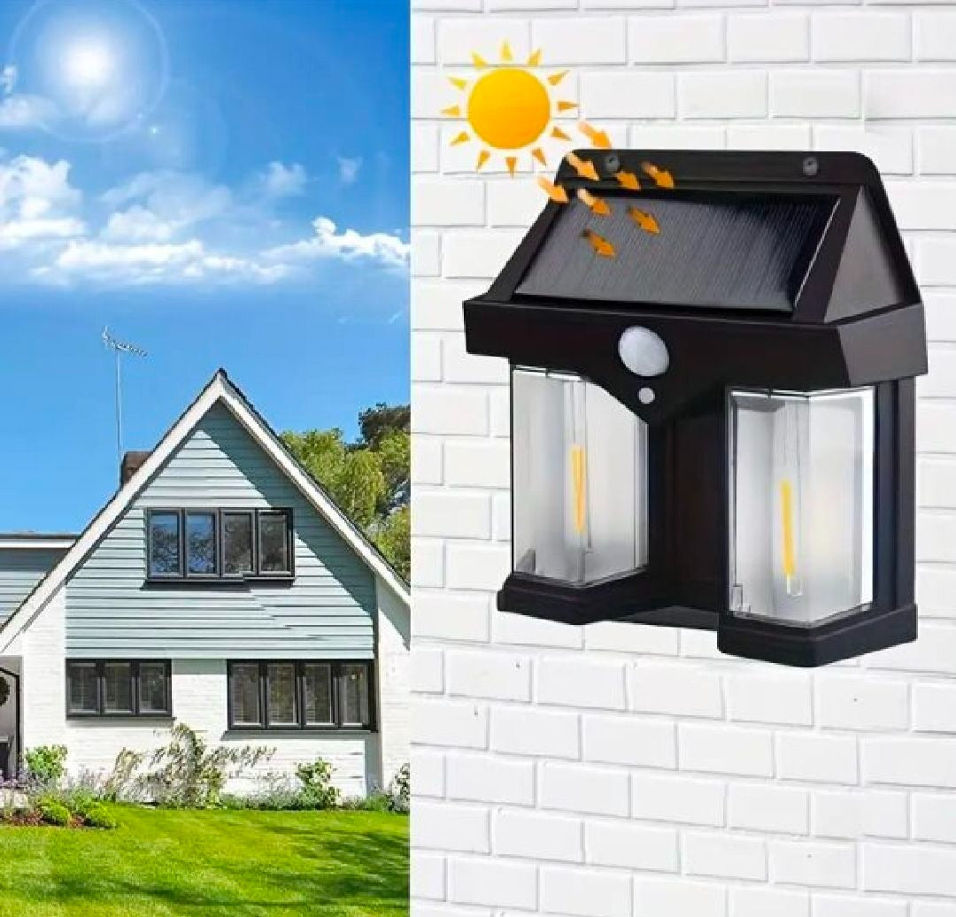 JL-T66 Solar LED Wall Light – Day Charging & Night Lighting Solution