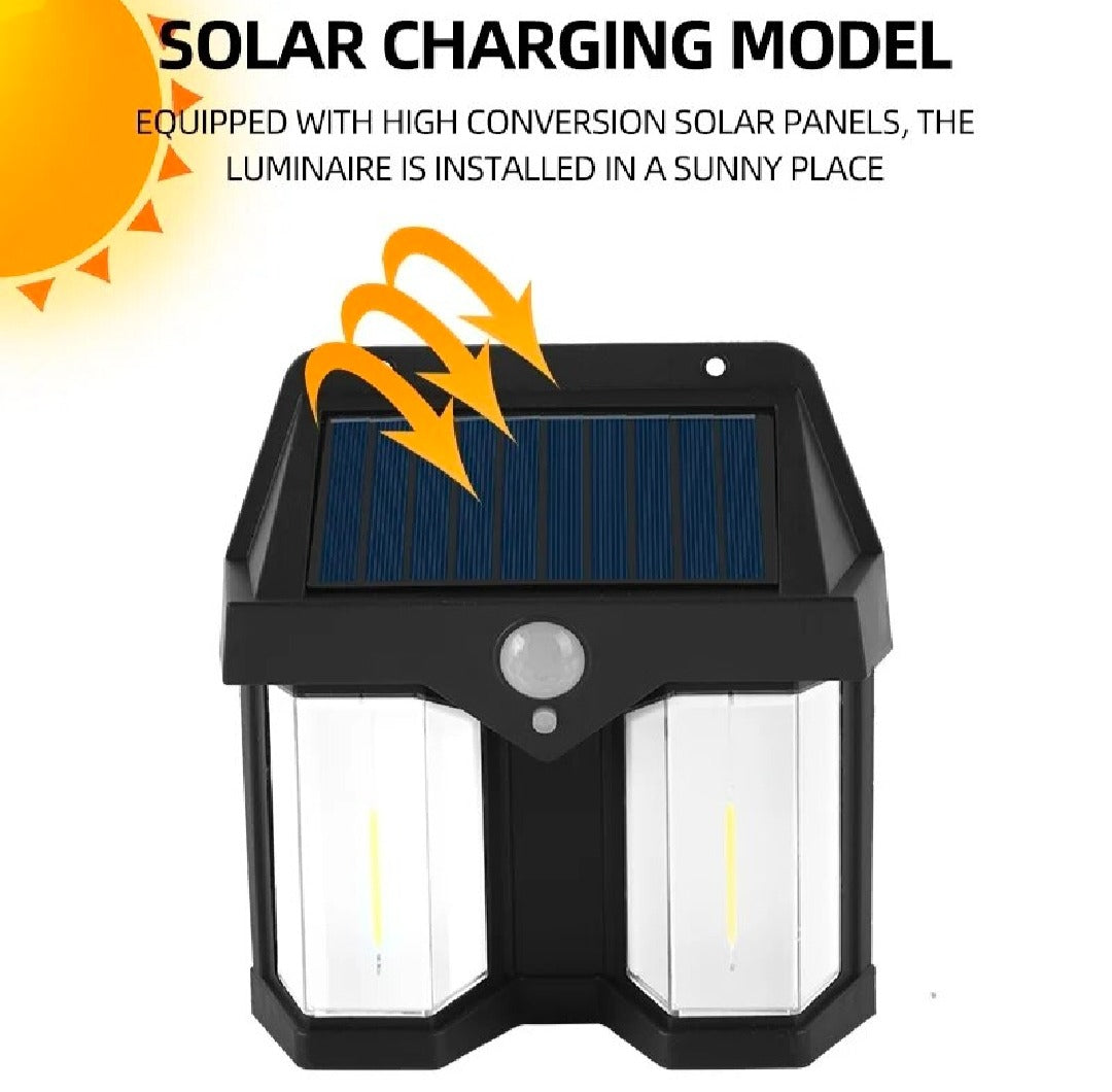 JL-T66 Solar LED Wall Light – Day Charging & Night Lighting Solution