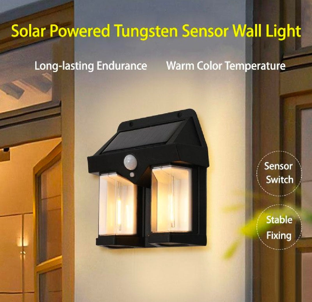 JL-T66 Solar LED Wall Light – Day Charging & Night Lighting Solution